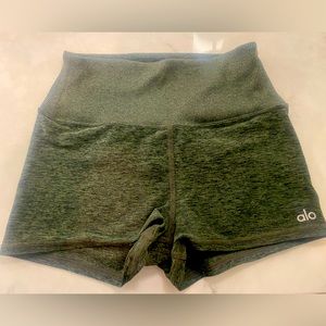 Alosoft aura shorts in olive green